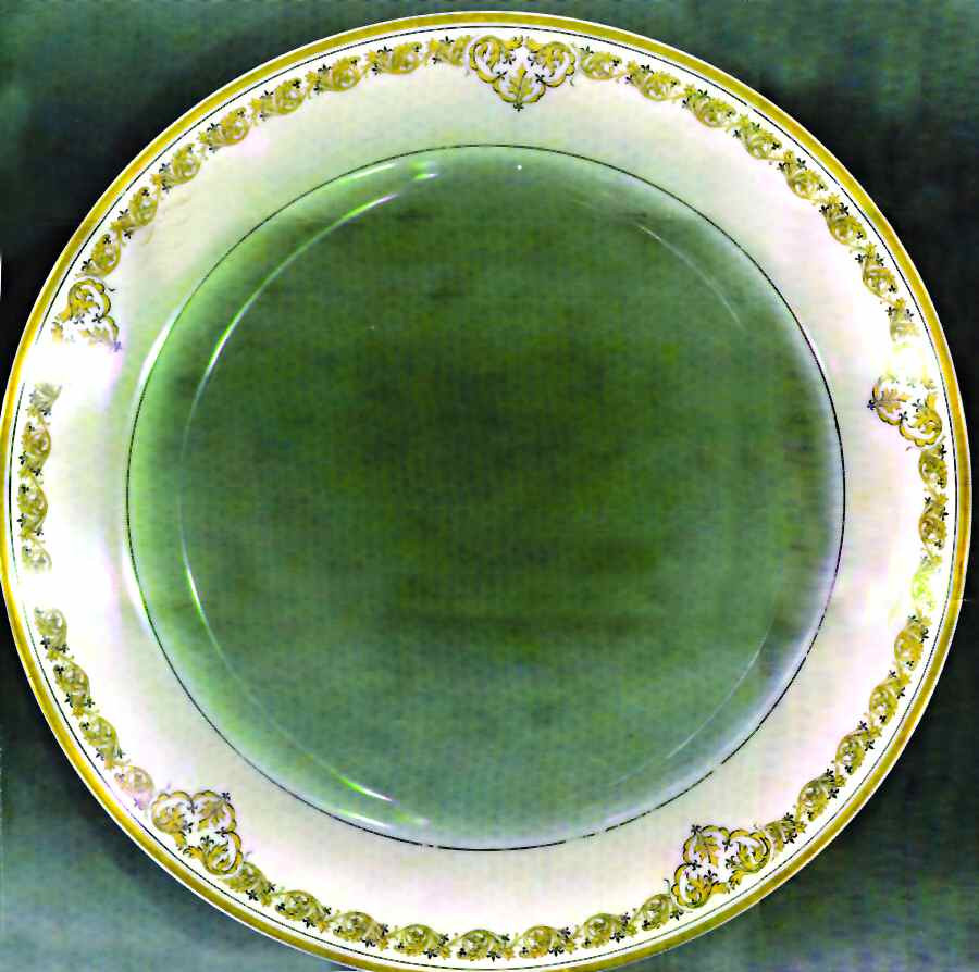 Schleiger 971 Dinner Plate by Haviland-1