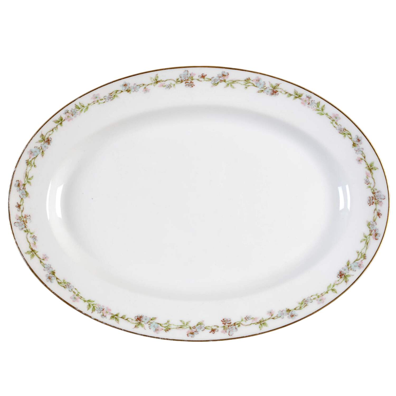 Schleiger 983 11" Oval Serving Platter by Haviland-1