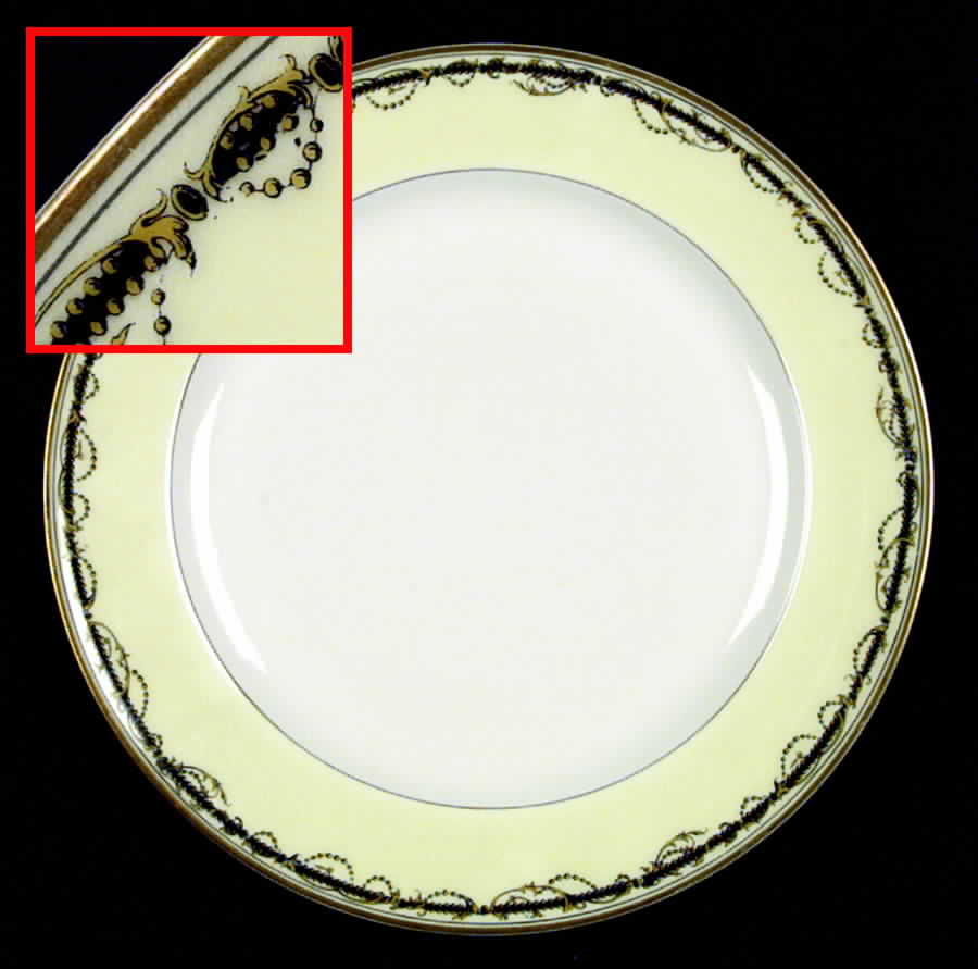 Schleiger 986 Dinner Plate by Haviland-1