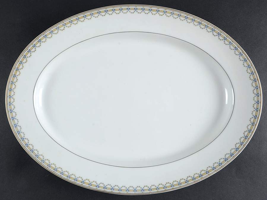 Schleiger 994 16" Oval Serving Platter by Haviland-1