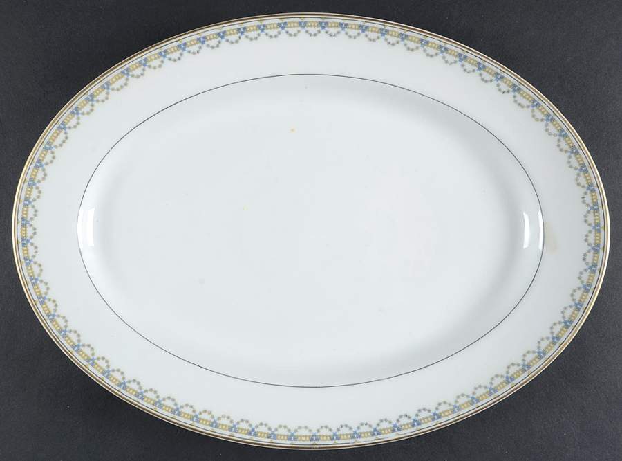 Schleiger 994 13" Oval Serving Platter by Haviland-1