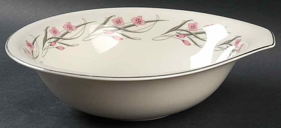 Serenade 9" Oval Vegetable Bowl by Haviland-1