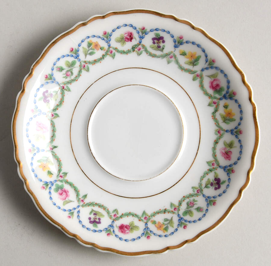 Sevres (Scalloped) Saucer by Haviland-1