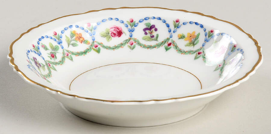 Sevres (Scalloped) Rim Fruit/Dessert (Sauce) Bowl by Haviland-1