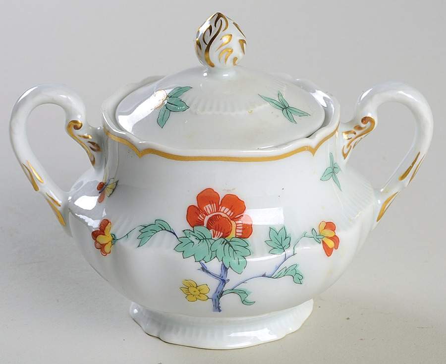 Shalimar Mini Sugar Bowl & Lid by Haviland-1