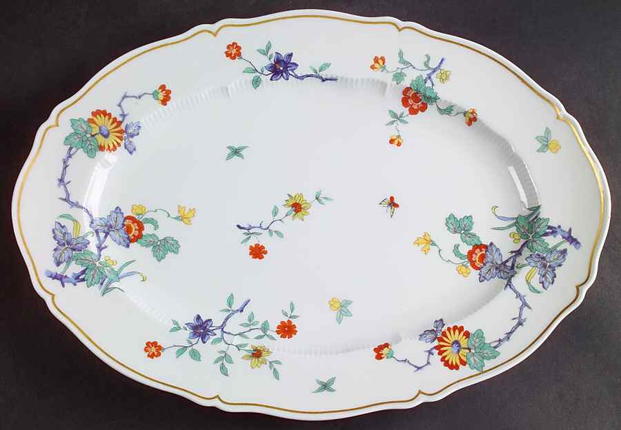 Shalimar 14" Oval Serving Platter by Haviland-1