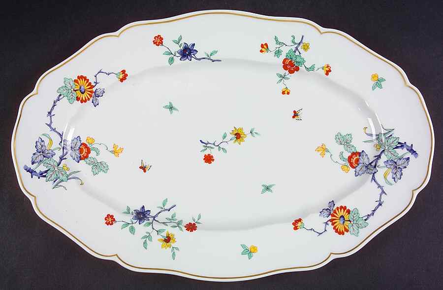 Shalimar 16" Oval Serving Platter by Haviland-1