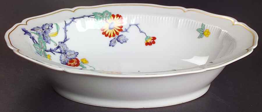 Shalimar 9" Oval Vegetable Bowl by Haviland-1