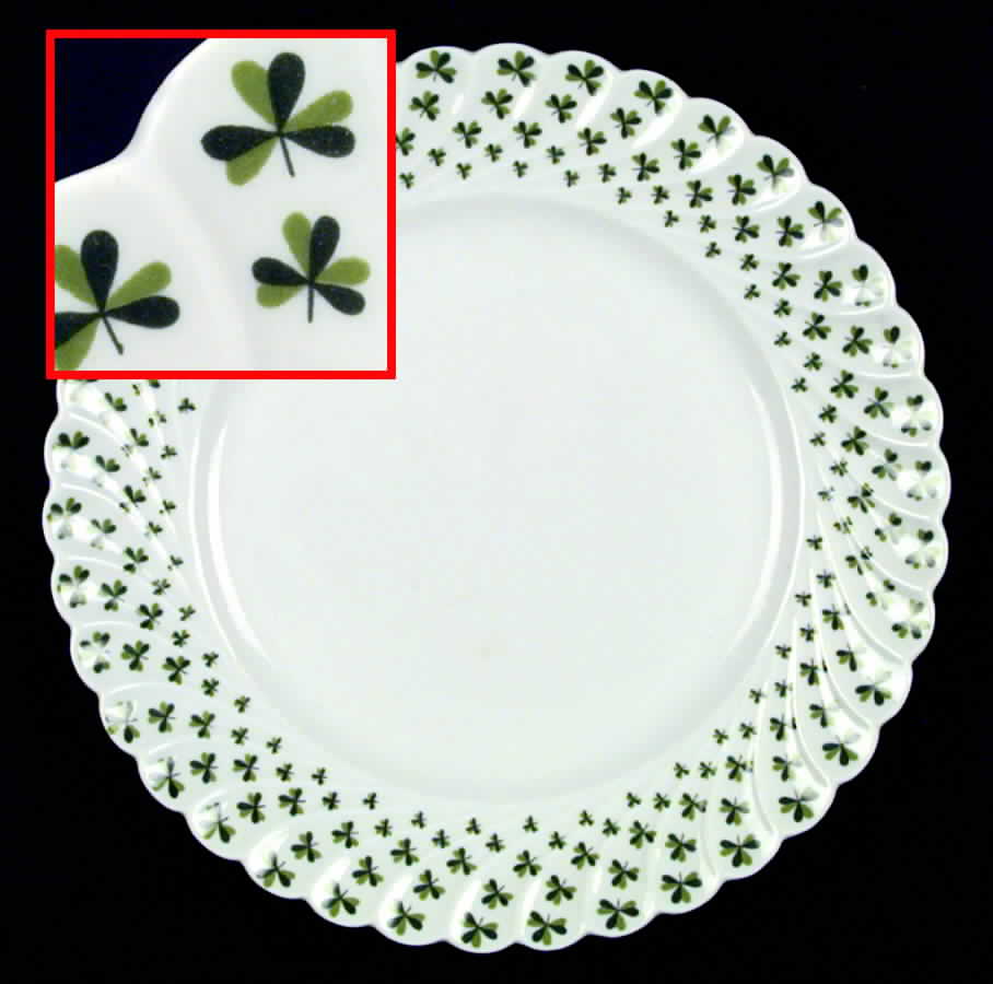 Shamrock Dinner Plate by Haviland-1