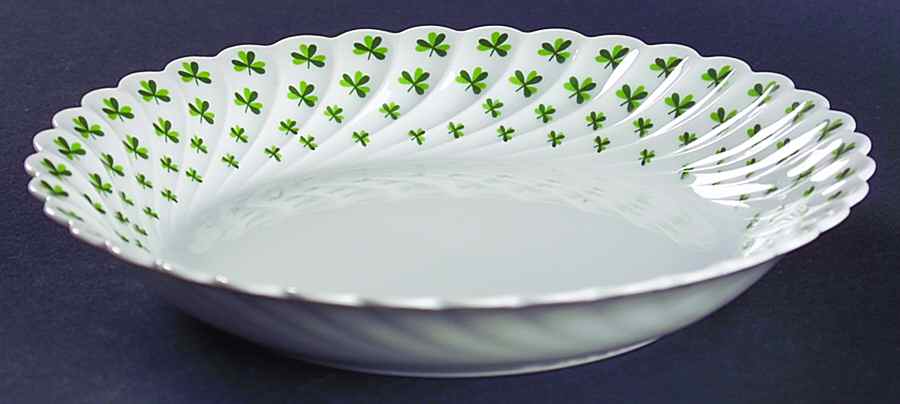 Shamrock Coupe Soup Bowl by Haviland-1
