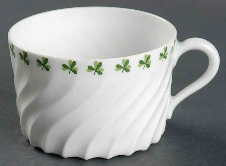 Shamrock Flat Cup by Haviland-1