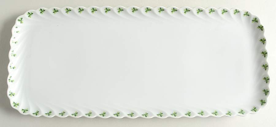 Shamrock Large Sandwich Tray by Haviland-1