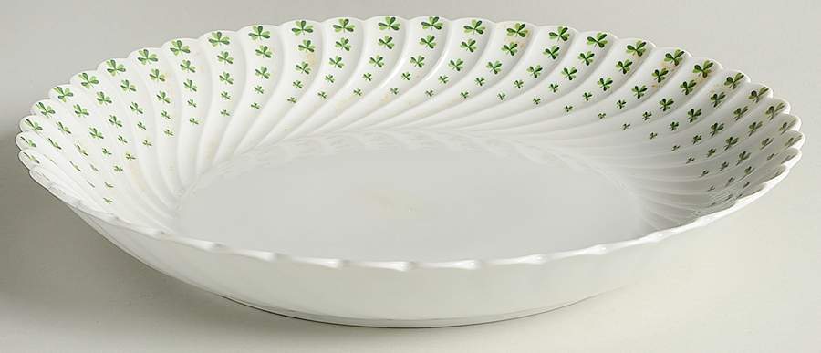 Shamrock Deep Round Platter by Haviland-1