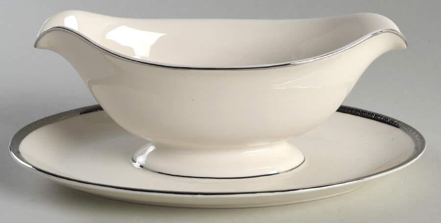 Shelton Gravy Boat with Attached Underplate by Haviland-1