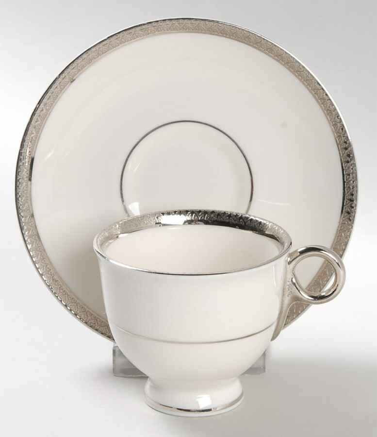 Shelton Footed Demitasse Cup & Saucer Set by Haviland-1