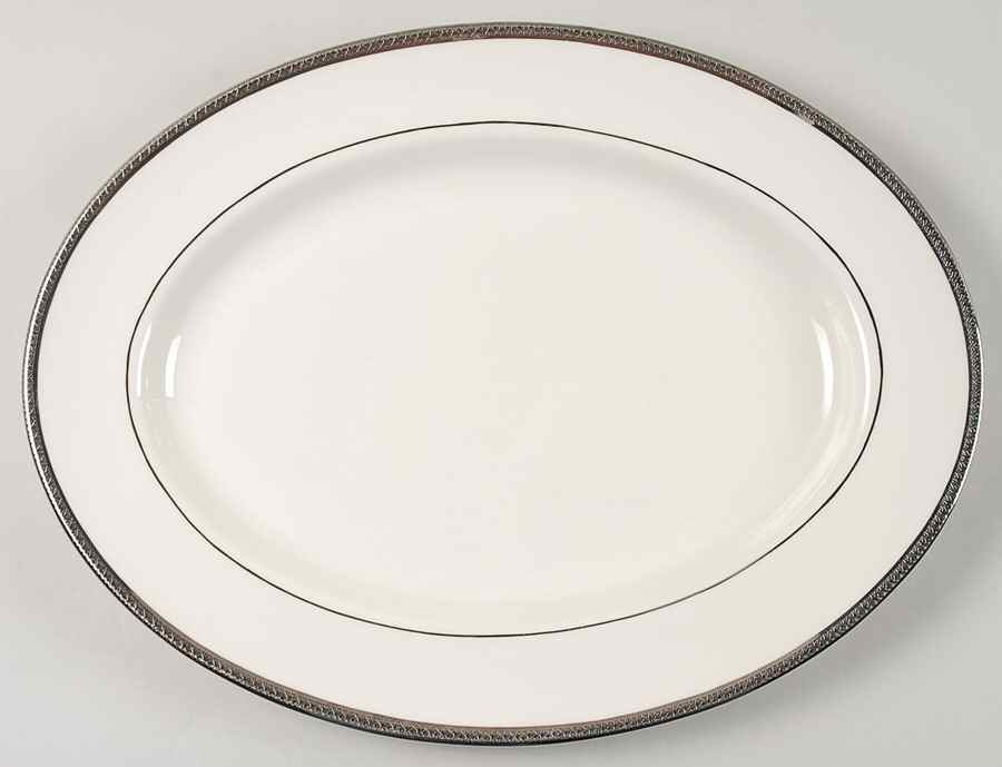 Shelton 15" Oval Serving Platter by Haviland-1