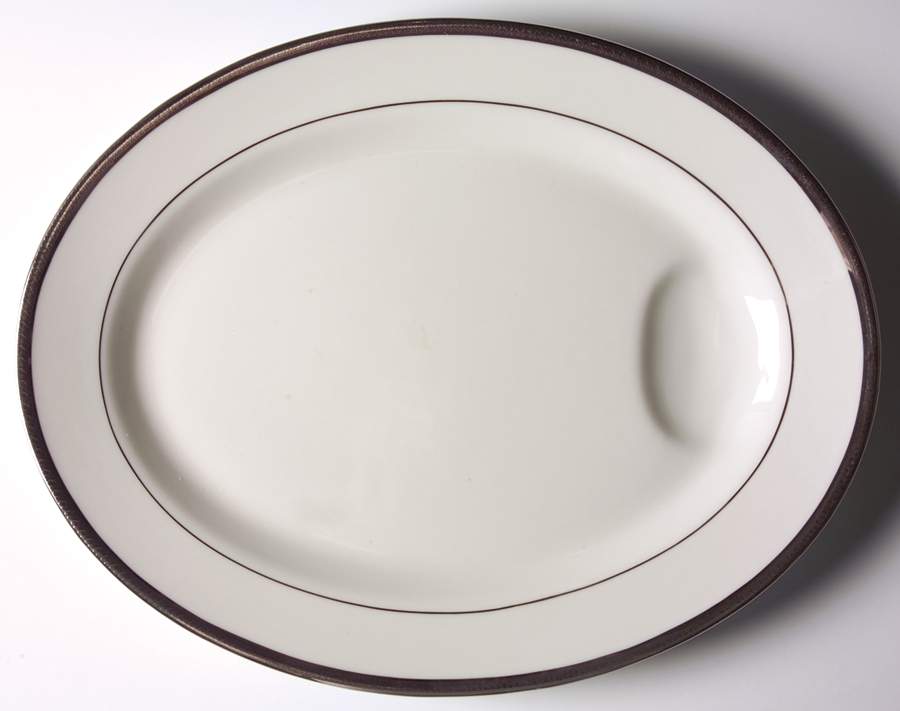 Shelton 14" Oval Serving Platter by Haviland-1