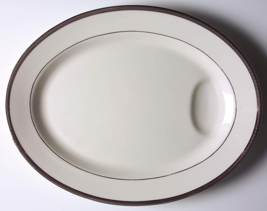 Shelton 13" Oval Serving Platter by Haviland-1
