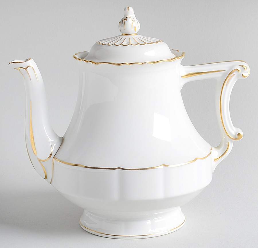 Sheraton (Louis XIV Shape) Teapot & Lid by Haviland-1