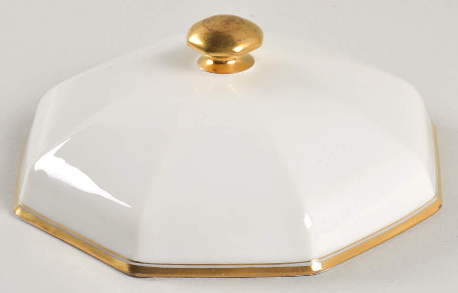 Sheraton (12 Sided) Lid for Round Butter by Haviland-1