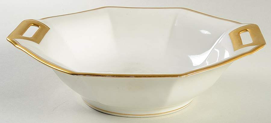 Sheraton (12 Sided) 10" Octagonal Vegetable Bowl by Haviland-1