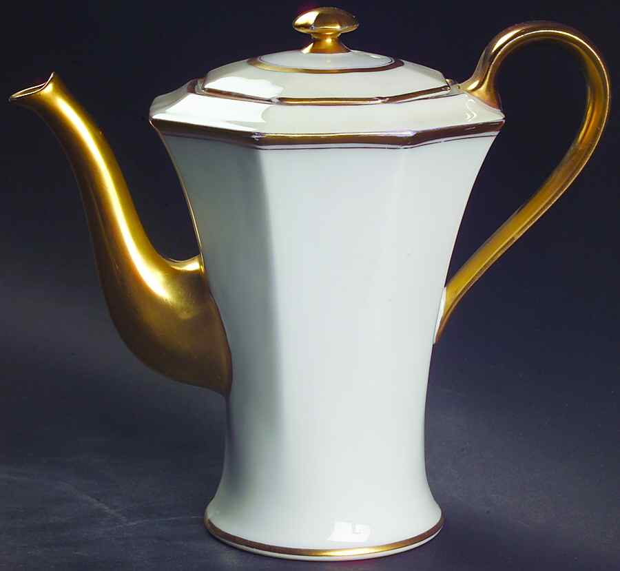 Sheraton (12 Sided) Coffee Pot & Lid by Haviland-1