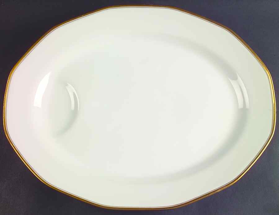 Sheraton (12 Sided) 15" Oval Serving Platter by Haviland-1