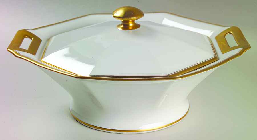 Sheraton (12 Sided) Round Covered Vegetable by Haviland-1