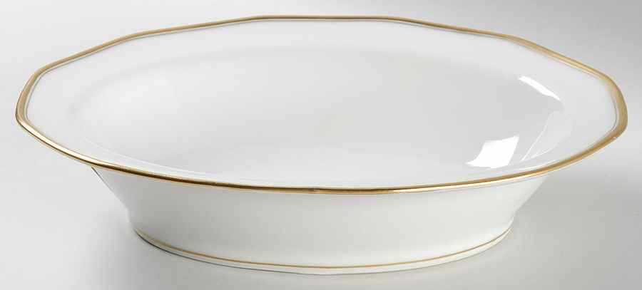 Sheraton (12 Sided) 9" Oval Vegetable Bowl by Haviland-1