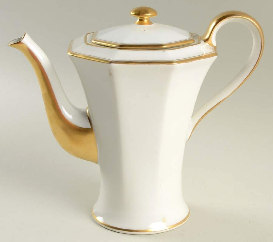 Sheraton (12 Sided) Coffee Pot & Lid by Haviland-1