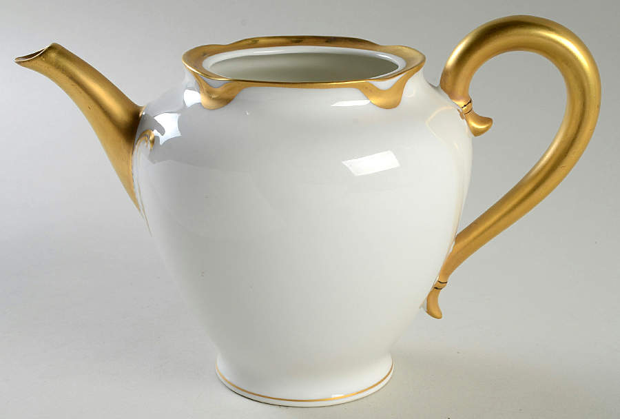 Silver Anniversary Teapot No Lid by Haviland-1
