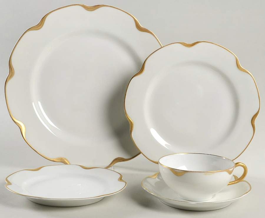 Silver Anniversary 5 Piece Place Setting by Haviland-1