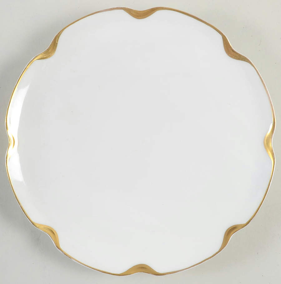 Silver Anniversary Coupe Dinner Plate by Haviland-1
