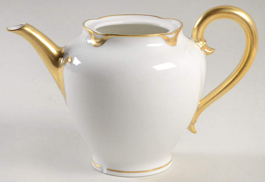 Silver Anniversary Small Teapot No Lid by Haviland-1
