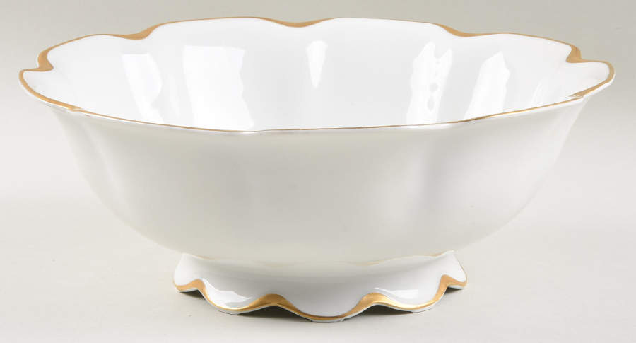 Silver Anniversary Large Fruit Bowl by Haviland-1