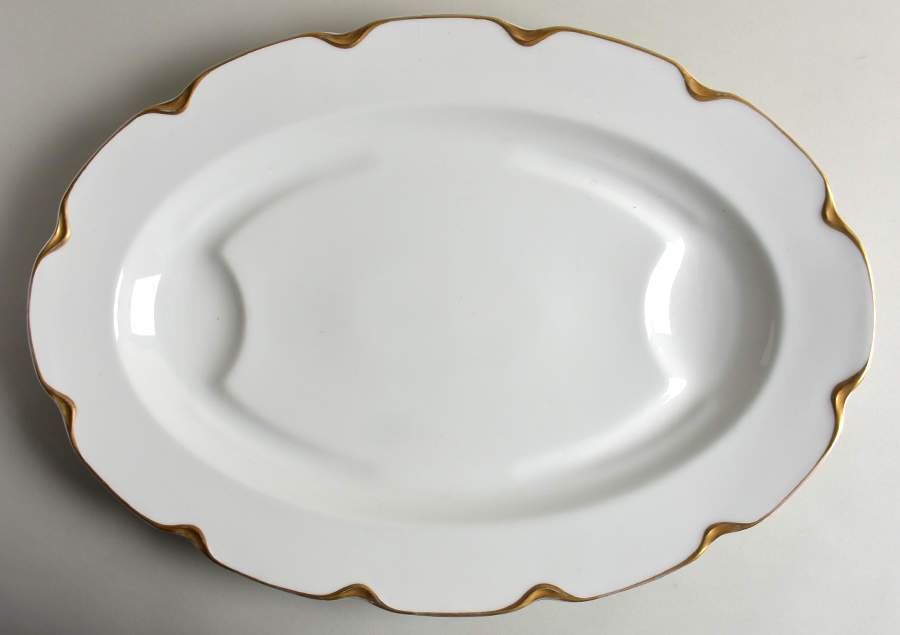 Silver Anniversary 20" Oval Serving Platter by Haviland-1