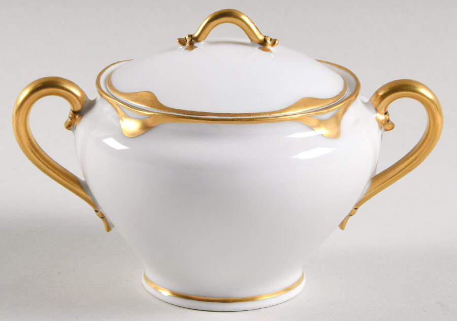Silver Anniversary Mini Sugar Bowl & Lid by Haviland-1