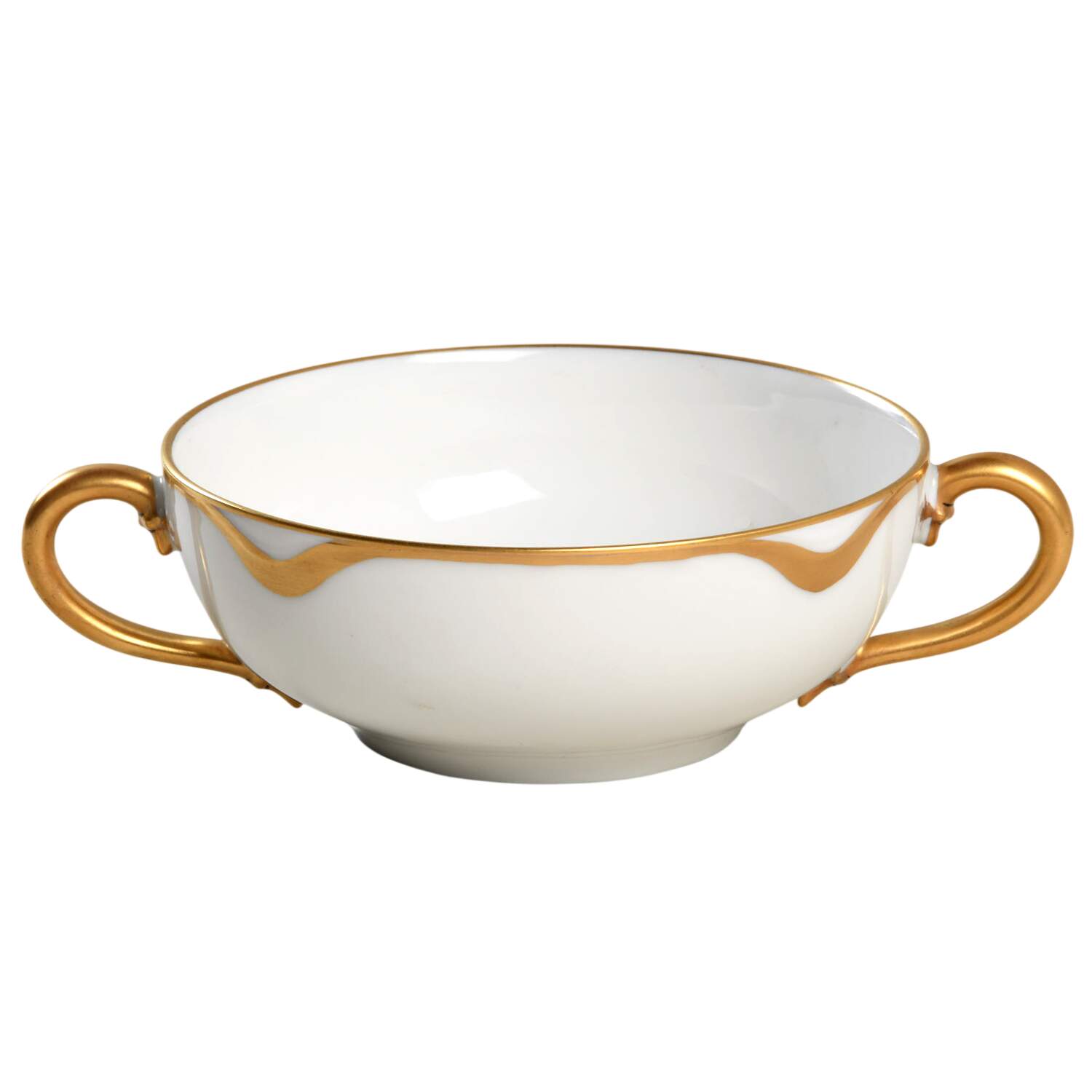 Silver Anniversary Flat Cream Soup Bowl by Haviland-1