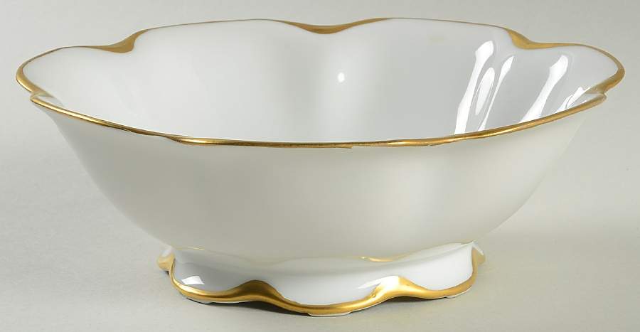 Silver Anniversary 7" Round Vegetable Bowl by Haviland-1