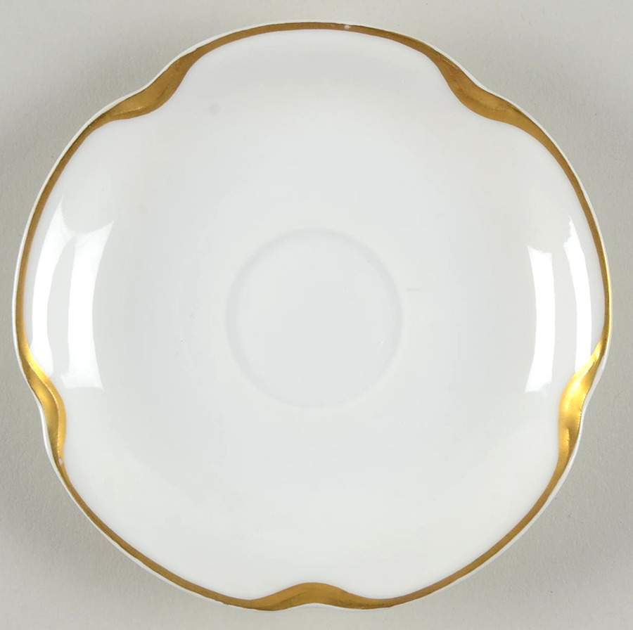 Silver Anniversary Saucer for Flat Demitasse Cup by Haviland-1