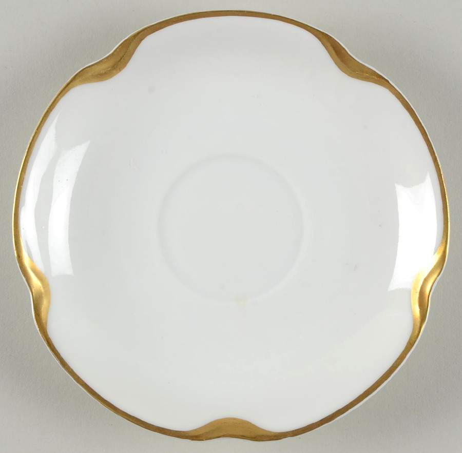 Silver Anniversary Saucer for Flat Demitasse Cup by Haviland-1