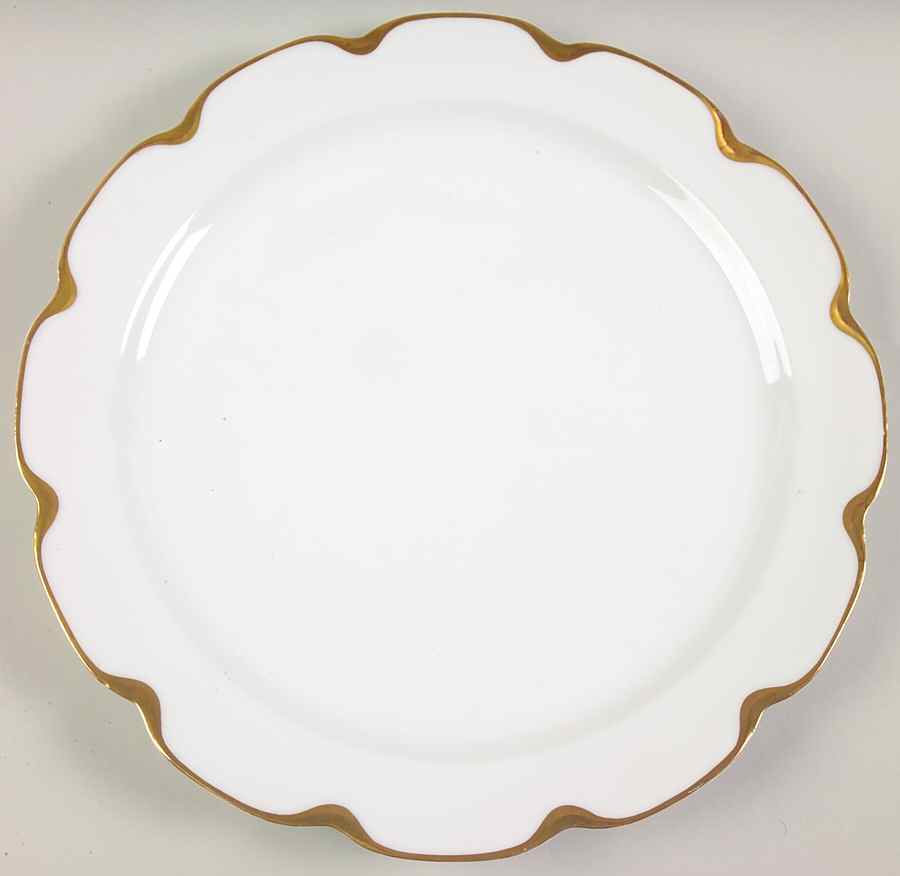Silver Anniversary 12" Chop Plate (Round Platter) by Haviland-1