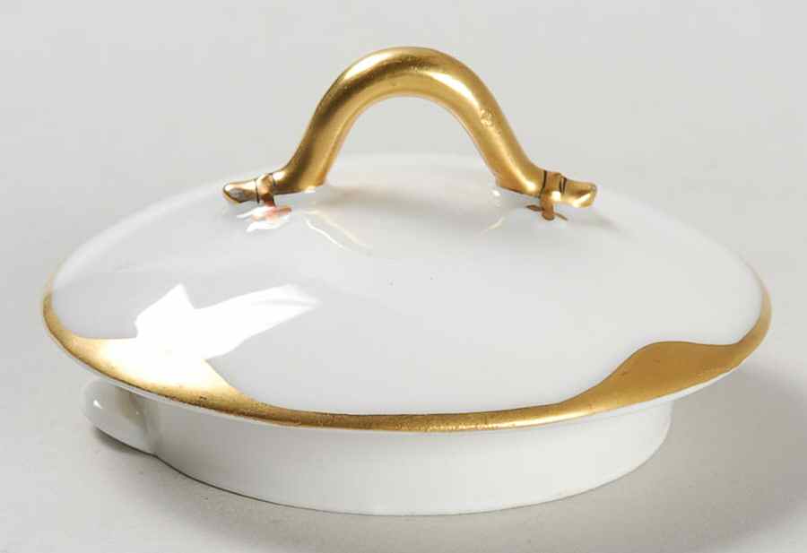 Silver Anniversary Lid for Chocolate Pot by Haviland-1