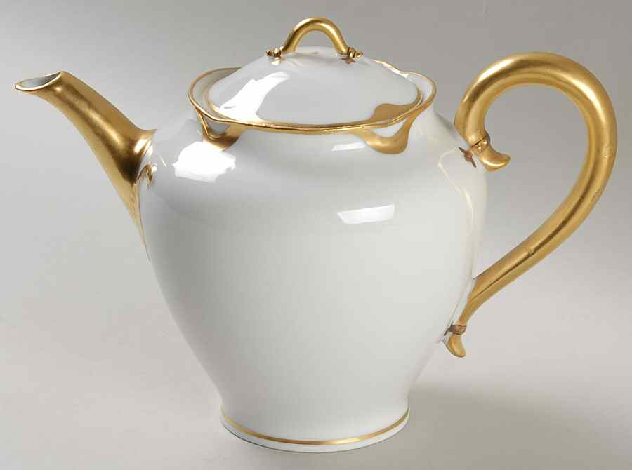 Silver Anniversary Small Teapot & Lid by Haviland-1