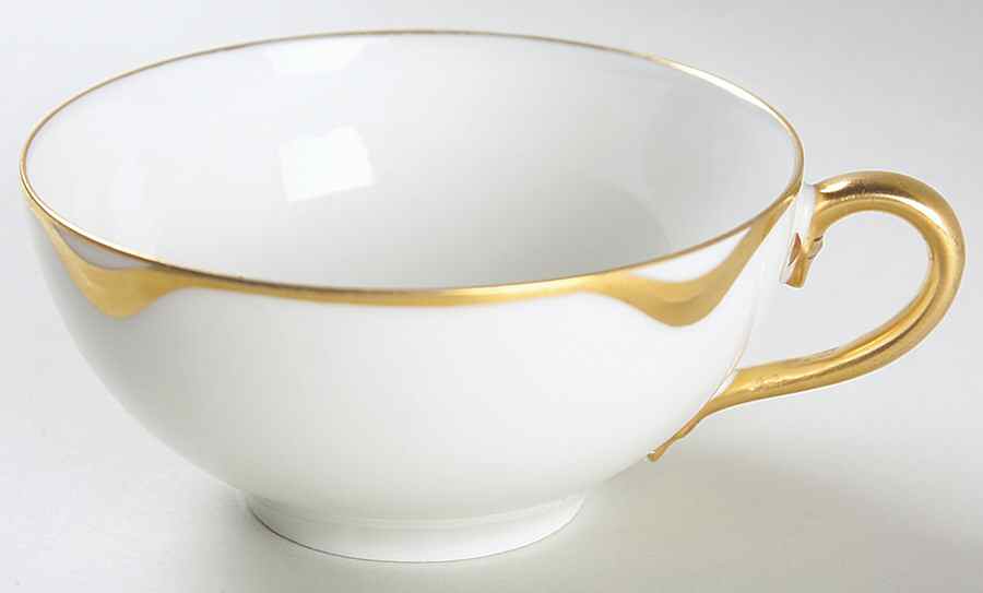 Silver Anniversary Flat Cup by Haviland-1