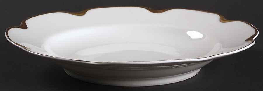 Silver Anniversary Large Rim Soup Bowl by Haviland-1