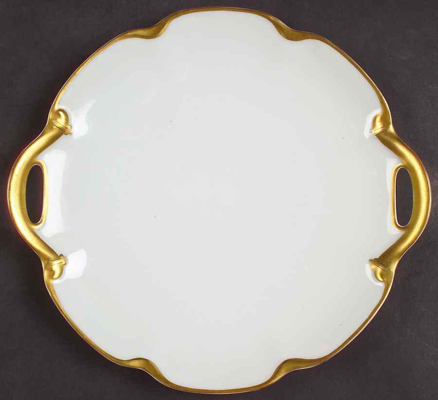 Silver Anniversary Handled Cake Plate by Haviland-1