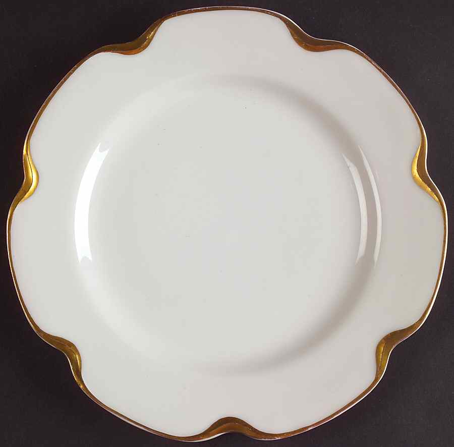 Silver Anniversary Salad Plate by Haviland-1