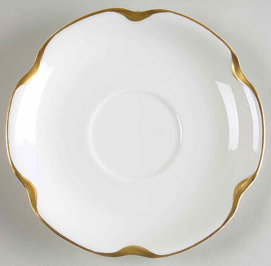 Silver Anniversary Saucer for Flat Cup by Haviland-1