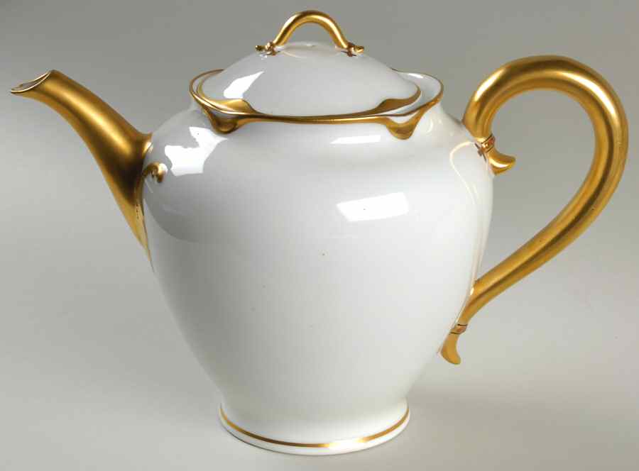 Silver Anniversary Teapot & Lid by Haviland-1